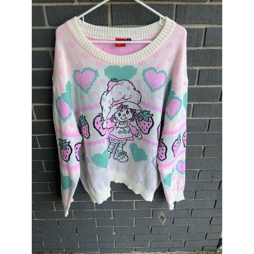 Strawberry Shortcake women's Knit sweater brand new Size XXL